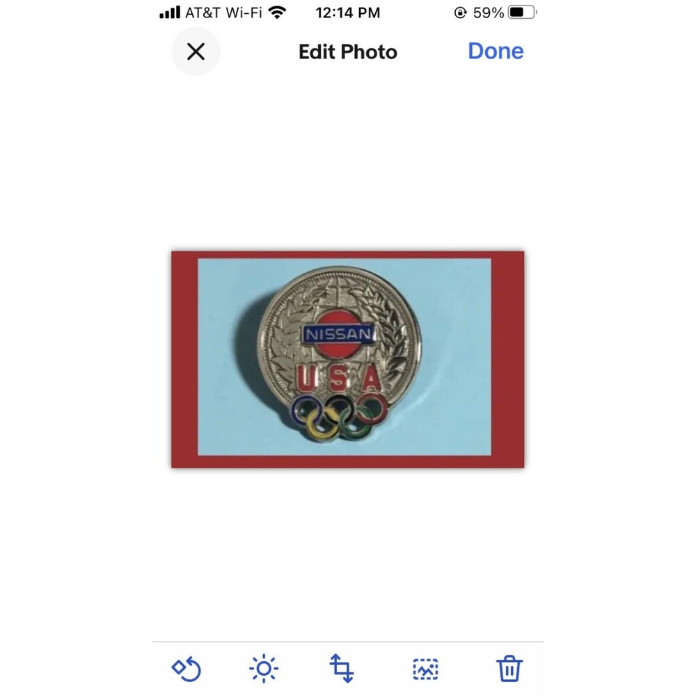 1998 Nagano,Team USA ,Winter Olympics NISSAN sponsor Pin ! *1/2OFF